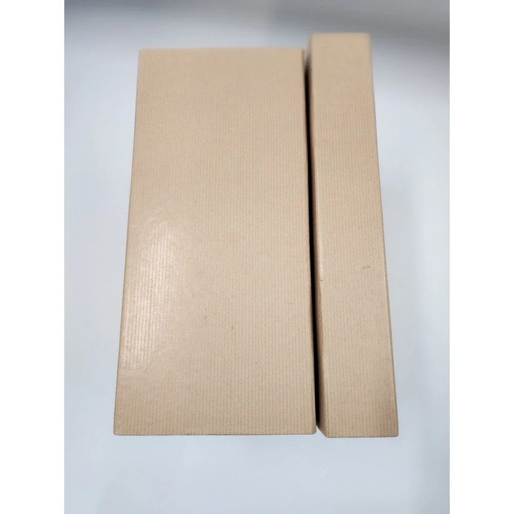 Christian Louboutin Empty Shoe Box Tan Kraft Paper Replacement Luxury Storage
